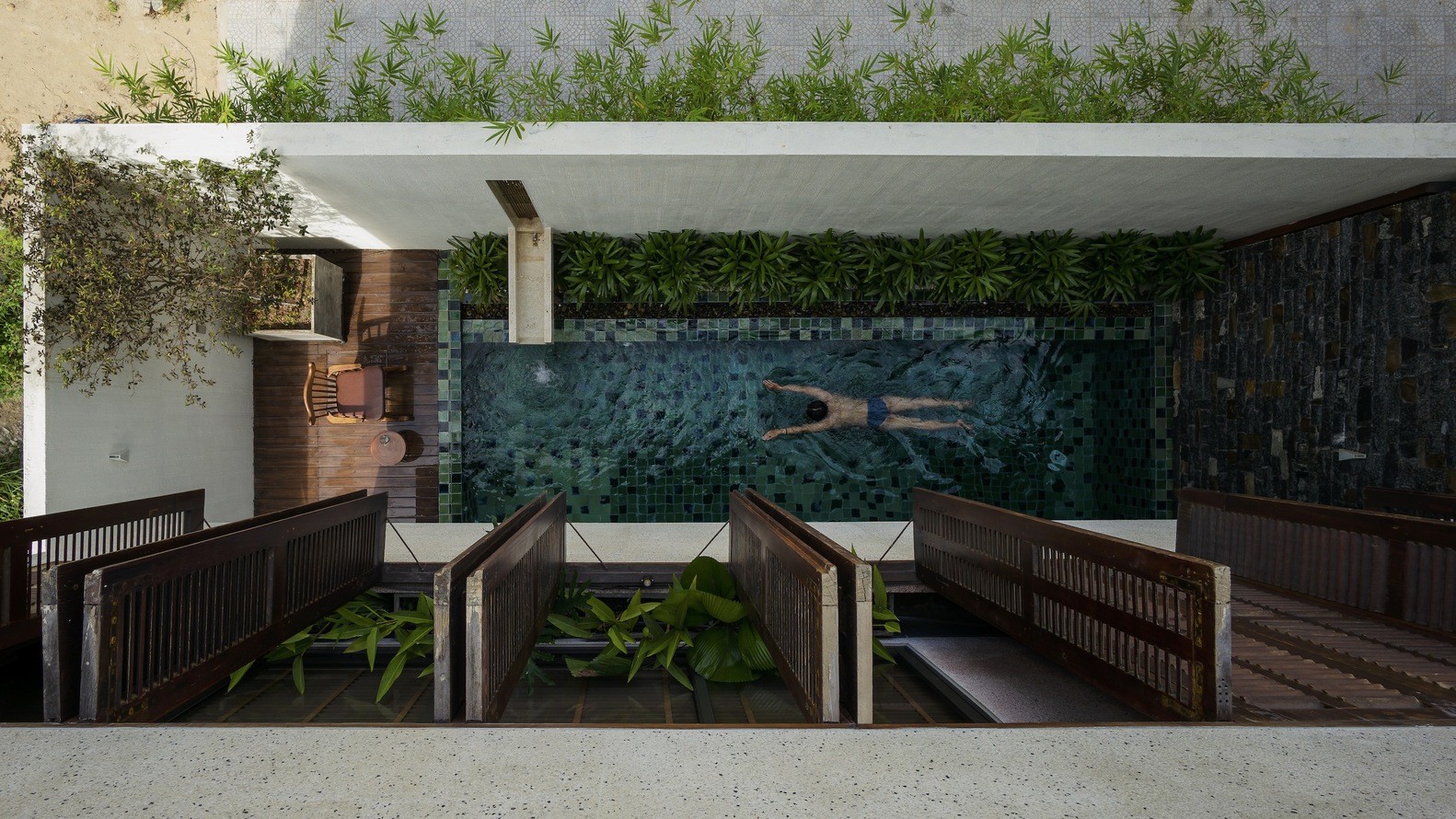 Thiết kế ấn tượng của biệt thự hướng Tây bên sông Hàn khiến nhiều người trầm trồ